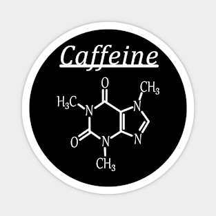 caffeine Lover white Magnet
